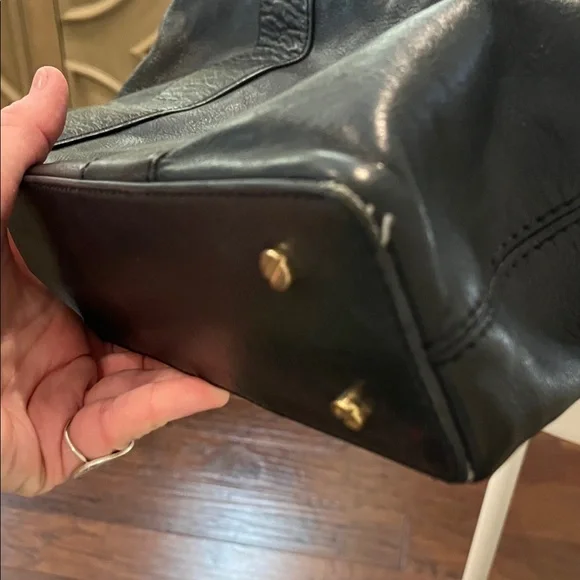 Tory Burch black Leather Tote Bag - Picture 2 of 16